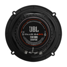 Load image into Gallery viewer, JBL Coaxial Speaker Club 64SQ 6.5" 2-Way 75W RMS 3Ω
