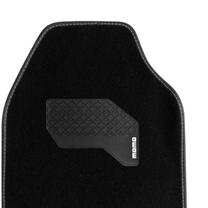MOMO Universal Car Floor Mat Arrow Black/White