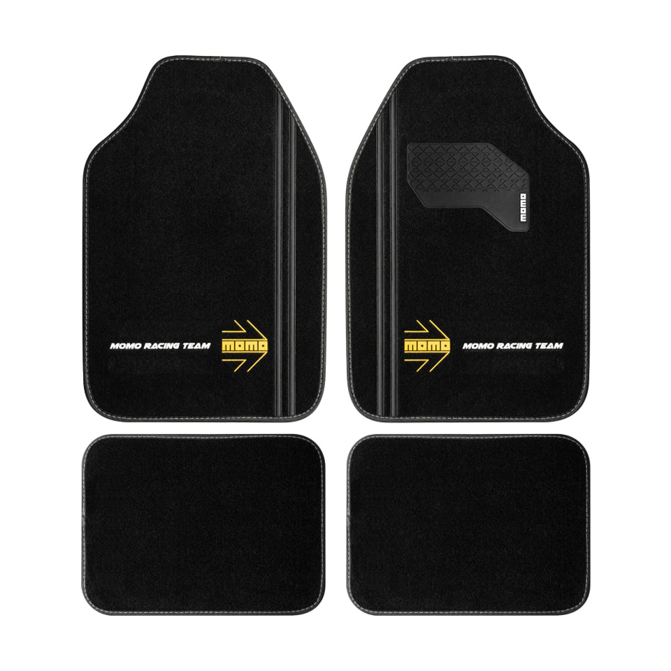 MOMO Universal Car Floor Mat Sport Black