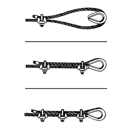 Al Fresco Marine Grade Stainless Steel Cable Clip Lock
