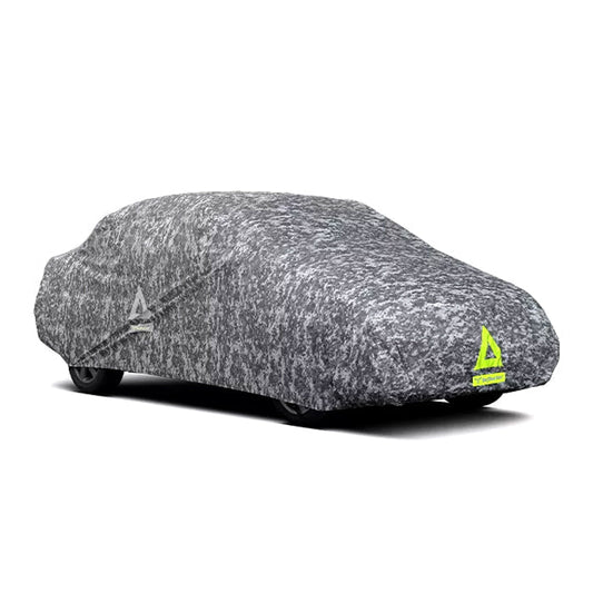 Deflector Water Resistant Car Cover Arctic Camouflage Fabric Sedan XL