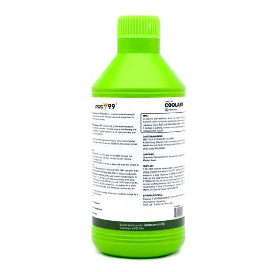 Pro-99 Long Life Coolant Green 500ml