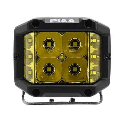 PIAA LED Cube Quad Edge Wide-Angle Driving Ion Yellow 12V, 24W 4"