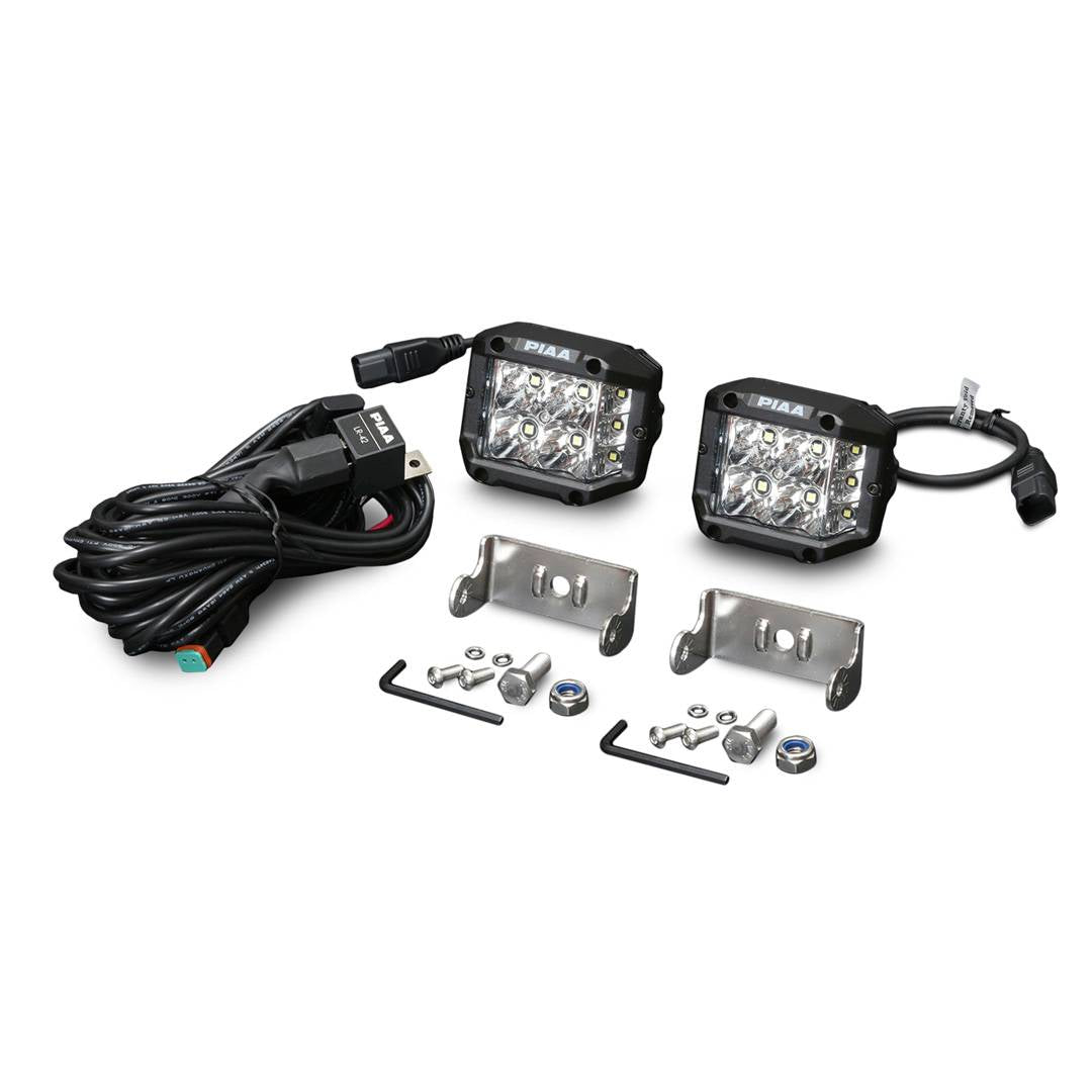 PIAA LED Cube Quad Edge Wide-Angle Driving 5600K, 12V, 24W 4"