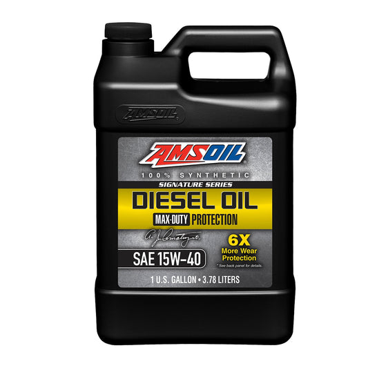 AMSOIL 100% Synthetic Signature Series Diesel Oil Max Duty 15W40 1 Gallon
