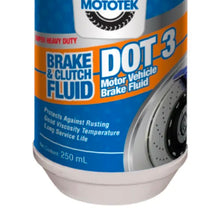 Load image into Gallery viewer, Mototek Brake &amp; Clutch Fluid DOT 3 250ml
