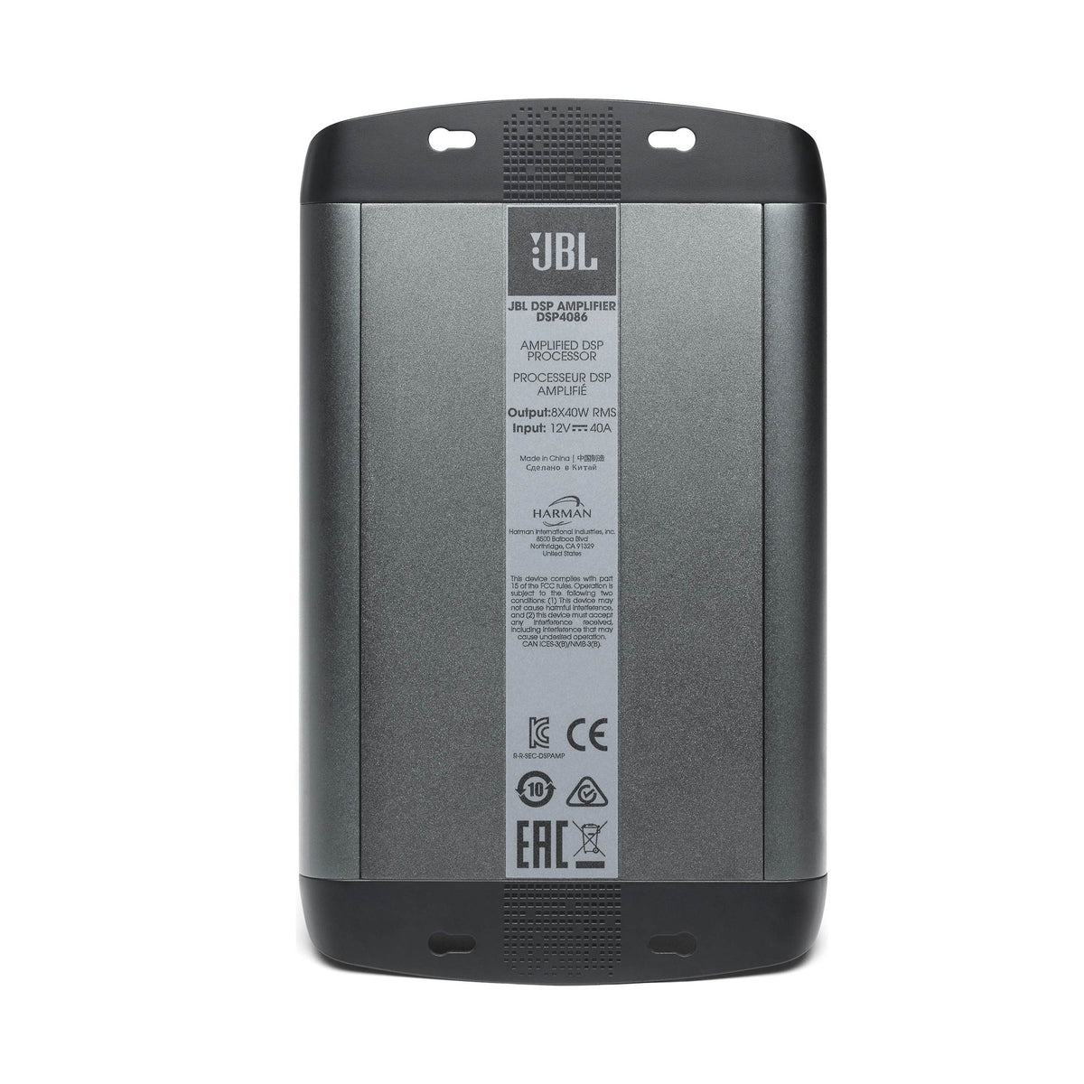 JBL DSP Amplifier DSP 4086 8 Channel 8x40W RMS 4Ω with Digital Signal Processing