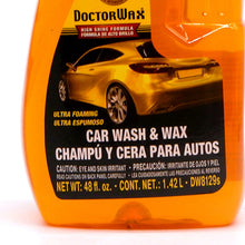Load image into Gallery viewer, Doctor Wax Intensive Formula Car Wash &amp; Wax 48fl. Oz./1.42 L
