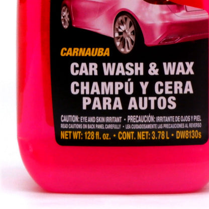 Doctor Wax Carnauba Car Wash & Wax 128fl. Oz./3.785 L