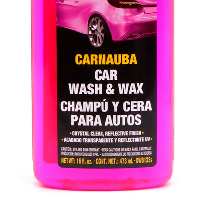 Doctor Wax Carnauba Car Wash & Wax 16oz/473ml