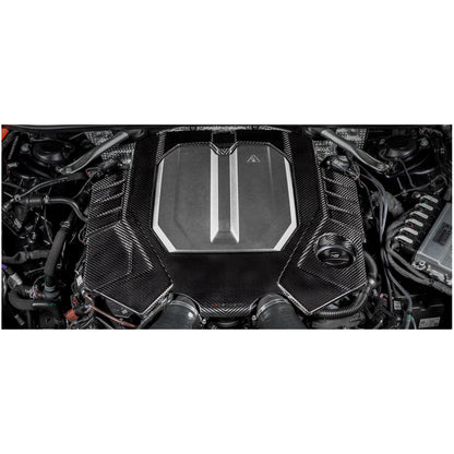 Eventuri Carbon Fiber Black Engine Cover for Audi C8 RS6 RS7