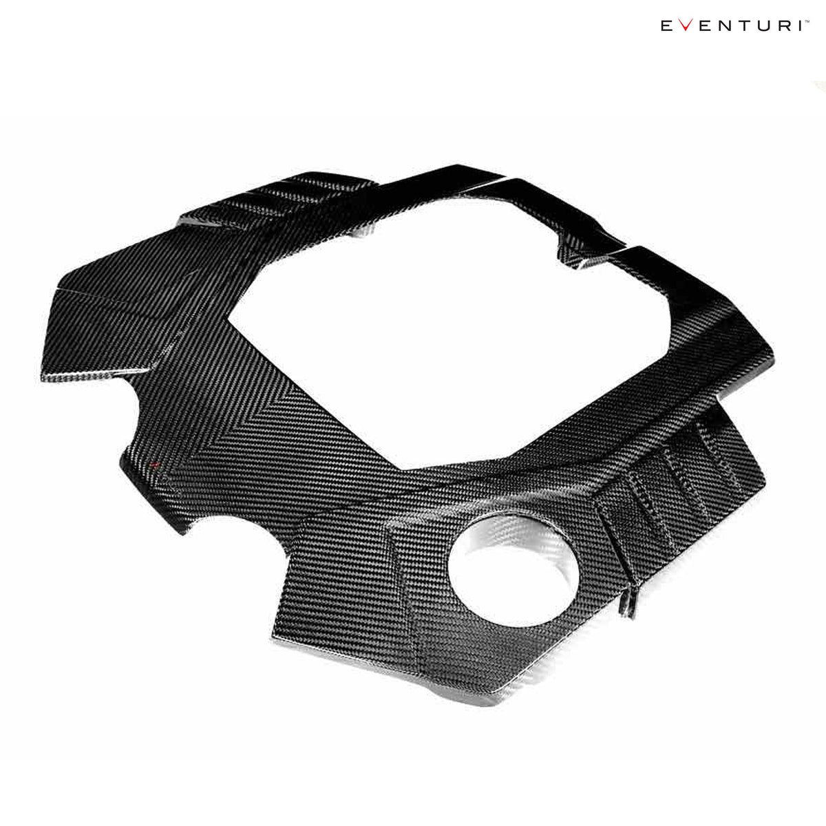 Eventuri Carbon Fiber Black Engine Cover for Audi C8 RS6 RS7