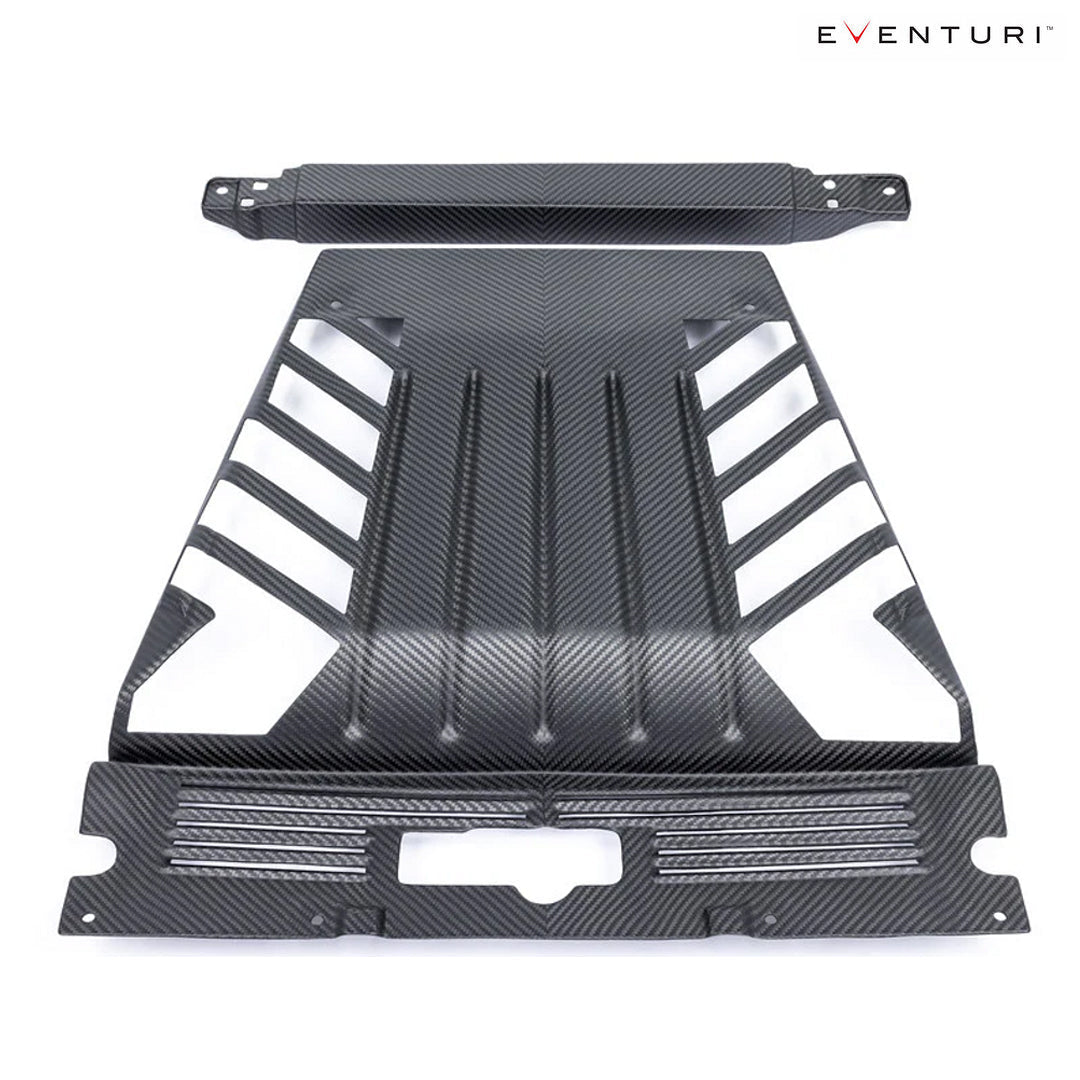 Eventuri Carbon Fiber Engine Cover Set Matte Finish for Lamborghini Huracan
