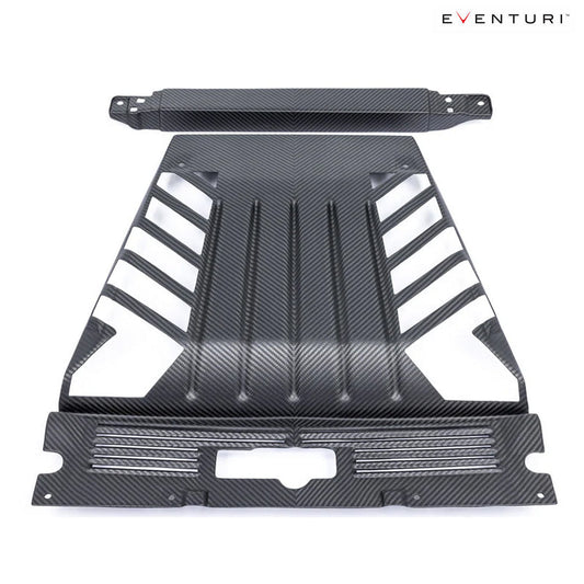 Eventuri Carbon Fiber Engine Cover Set Matte Finish for Lamborghini Huracan