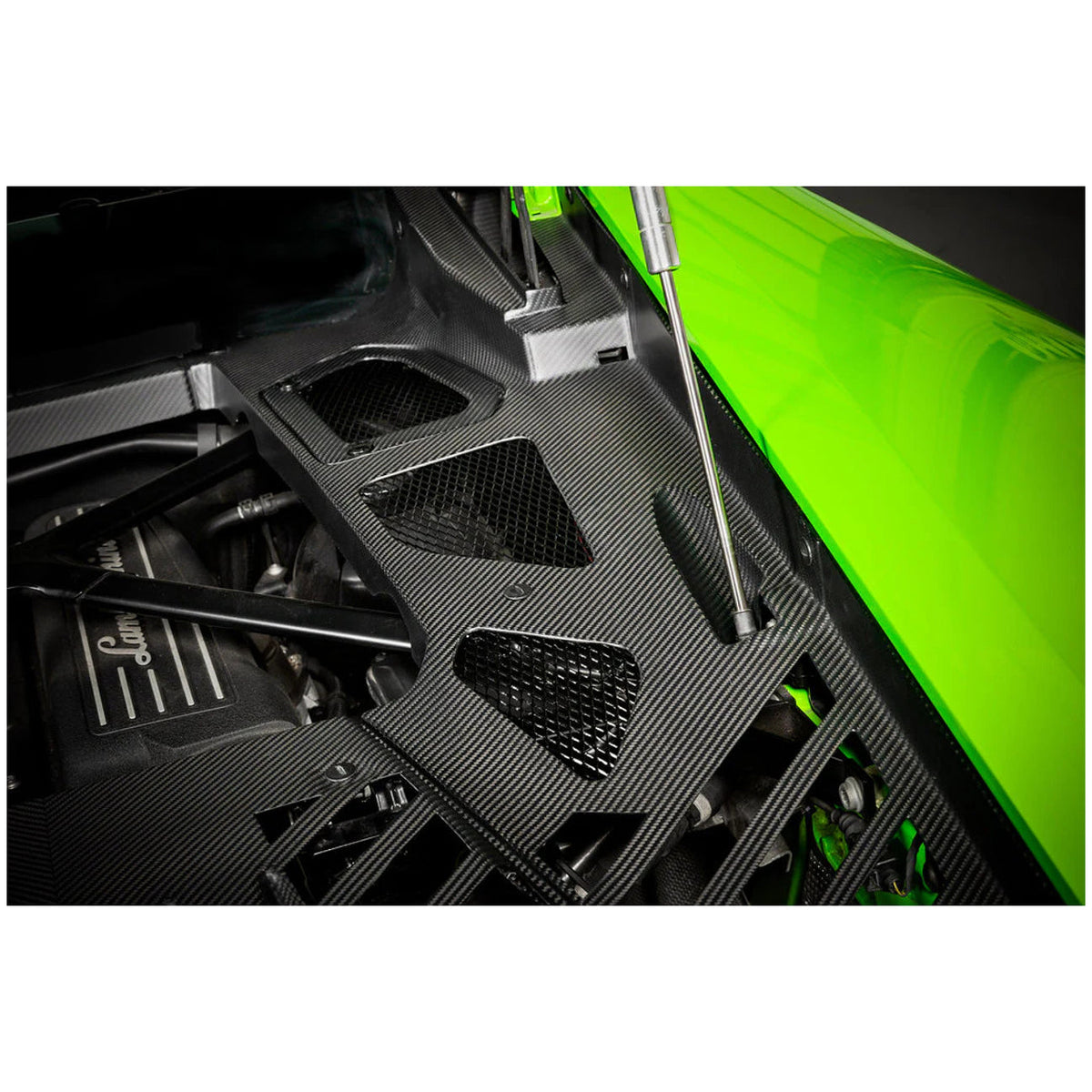 Eventuri Carbon Fiber Engine Cover Set Matte Finish for Lamborghini Huracan
