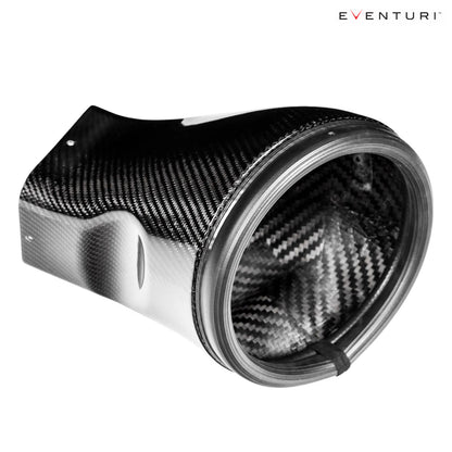 Eventuri Carbon Fiber Headlamp Race Ducts for Audi RS3 Stage 3 Intake
