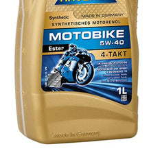 Load image into Gallery viewer, Ravenol Synthetic with Ester Motobike 4T Ester 5W40 1 Liter
