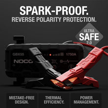Load image into Gallery viewer, NOCO Boost X GBX55 1750A 12V UltraSafe Lithium Jump Starter
