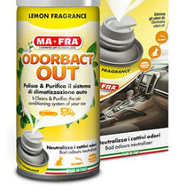 Load image into Gallery viewer, Ma-Fra Odorbact Out Car Aircon Sanitizer in Color Box Lemon Scent 150ml
