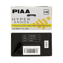Load image into Gallery viewer, PIAA Hyper Arros 2500K Ion Yellow Halogen Bulb H8
