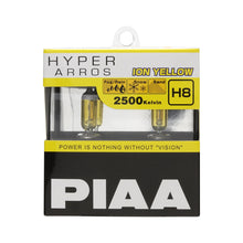 Load image into Gallery viewer, PIAA Hyper Arros 2500K Ion Yellow Halogen Bulb H8
