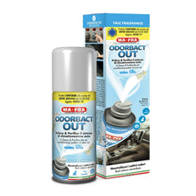 Load image into Gallery viewer, Ma-Fra Odorbact Out Car Aircon Sanitizer in Color Box Talc Scent 150ml
