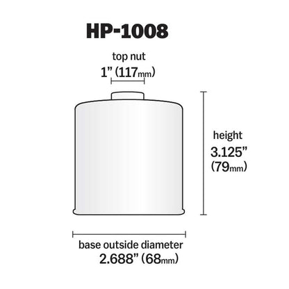 K&N High Performance Oil Filter HP-1008