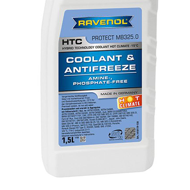 Ravenol Radiator Coolant HTC Hot Climate Antifreeze 1.5 Liter