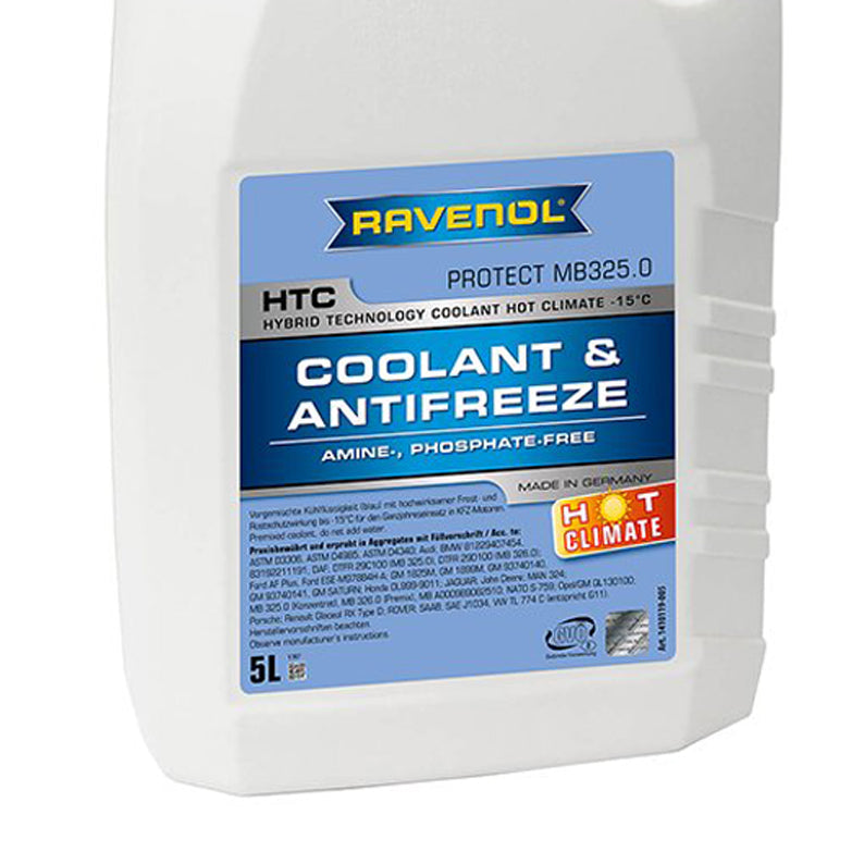 Ravenol Radiator Coolant HTC Hot Climate Antifreeze 5 Liters