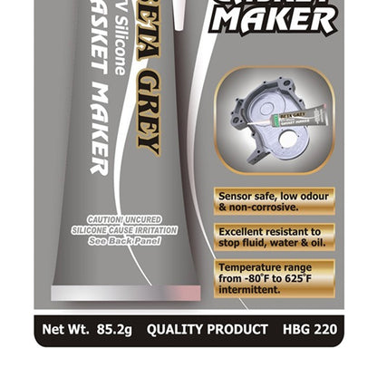 Hardex Beta Grey RTV Silicone Gasket Maker 85.2g