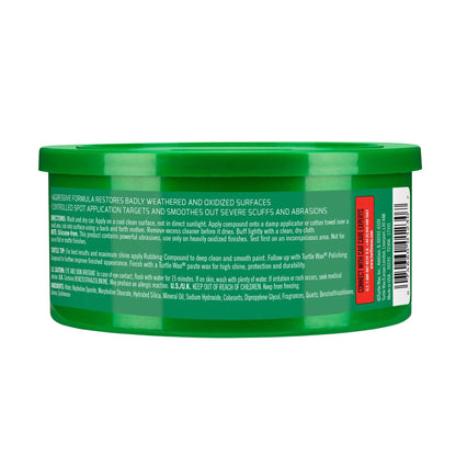 Turtle Wax Heavy Duty Rubbing Compound 10.5oz