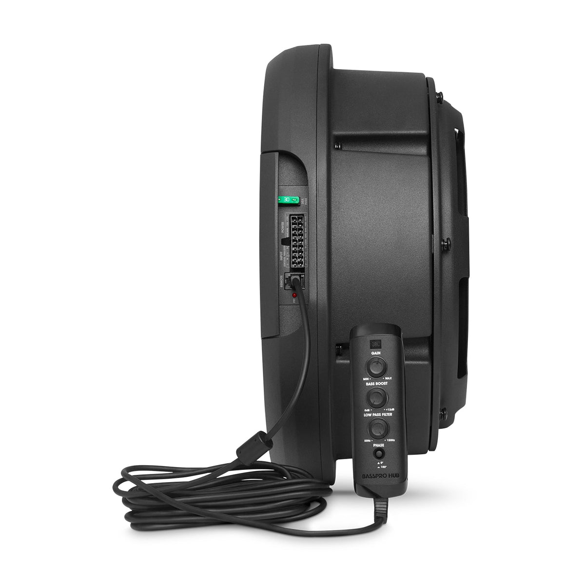 JBL Active Subwoofer Basspro Hub 11" Spare Tire 200W RMS with enclosure