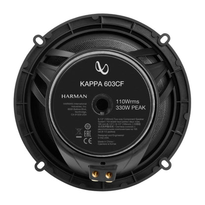 Infinity Component Speaker Kappa 603CF 6.5" 2-Way 100W RMS 2.5Ω