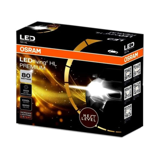 Osram LED Premium Headlight Bulb 6000K, 15000LM, 80W HB3/HB4