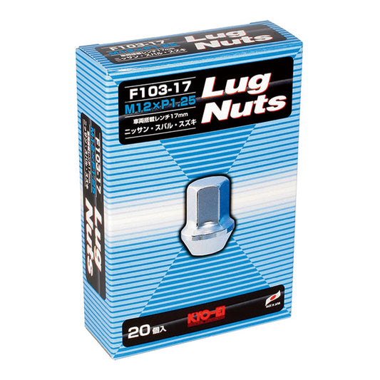 Kyo-Ei Lugnuts M12 x 1.25 17 Hex 20pcs/pk.