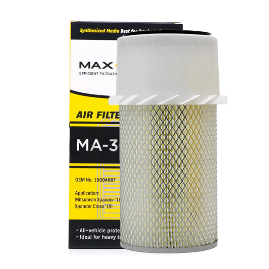 Max Power Air Filter MA-334S for Mitsubishi L300 DsI, L200 4D56, Pajero ‘88-92, Nissan Urvan NV350 '15-Up