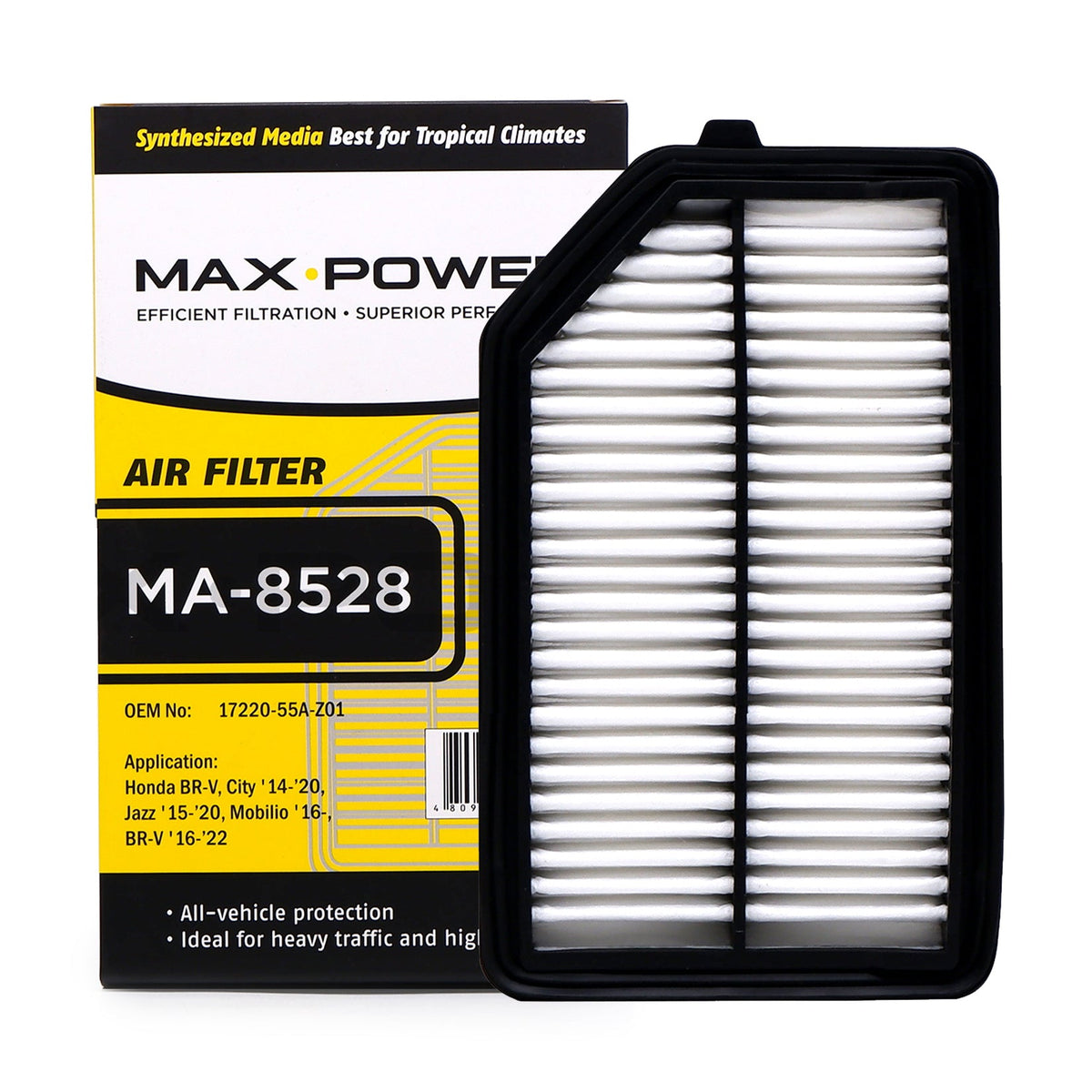 Max Power Air Filter MA-8528 for Honda City, Jazz, BR-V 2014-