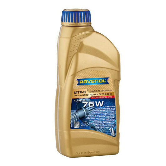 Ravenol Fully Synthetic Manual Transmission Gear Oil GL-4 MTF-3 SAE 75W 1 Liter