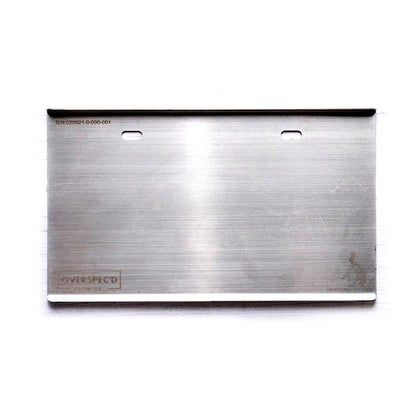 Overspec'D Motorcycle Plate Frame Holder Plain Type 3