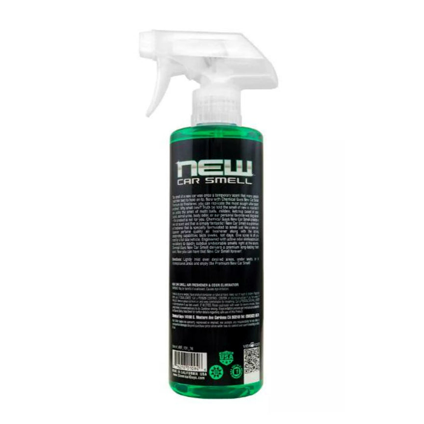 Chemical Guys Air Freshener And Odor Eliminator New Car Scent 16 oz.