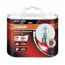 Load image into Gallery viewer, Osram Night Breaker Unlimited H11 55W 12V
