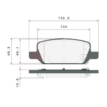 Load image into Gallery viewer, Brembo Rear Semi Metallic EV Brake Pad P09027E for Tesla Model 3
