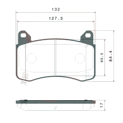 Brembo Front Semi Metallic EV Brake Pad P09029E for Tesla Model Y