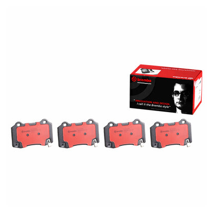 Brembo Rear Ceramic Brake Pad P11024N for Jeep Grand Cherokee, Chrysler 300C, Dodge Challenger, Charger