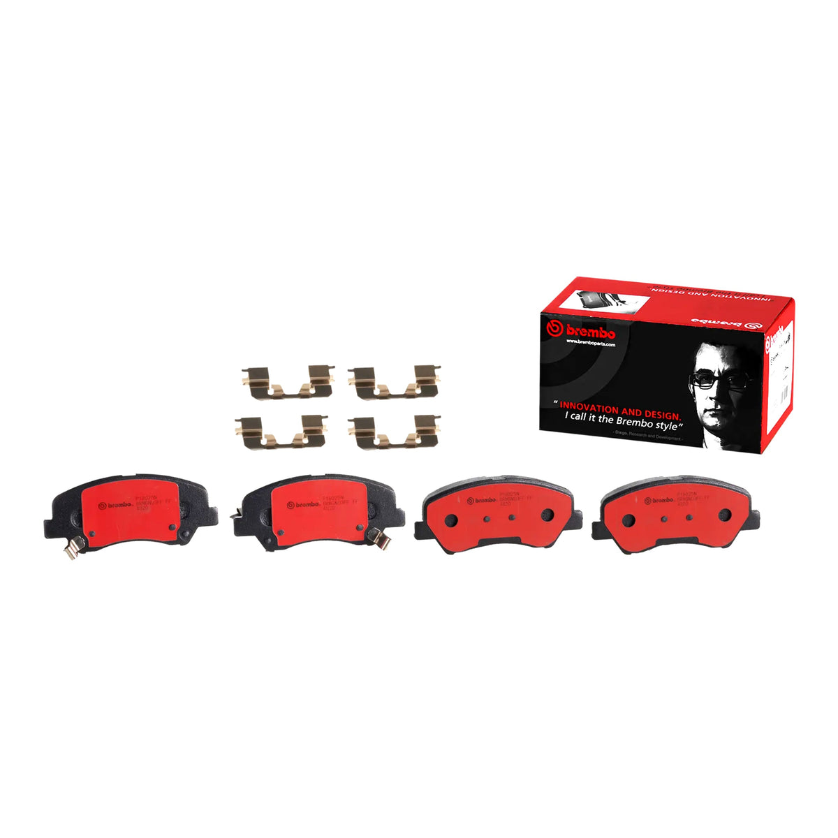 Brembo Front Ceramic Brake Pad P18025N for Hyundai Accent, Kia Rio