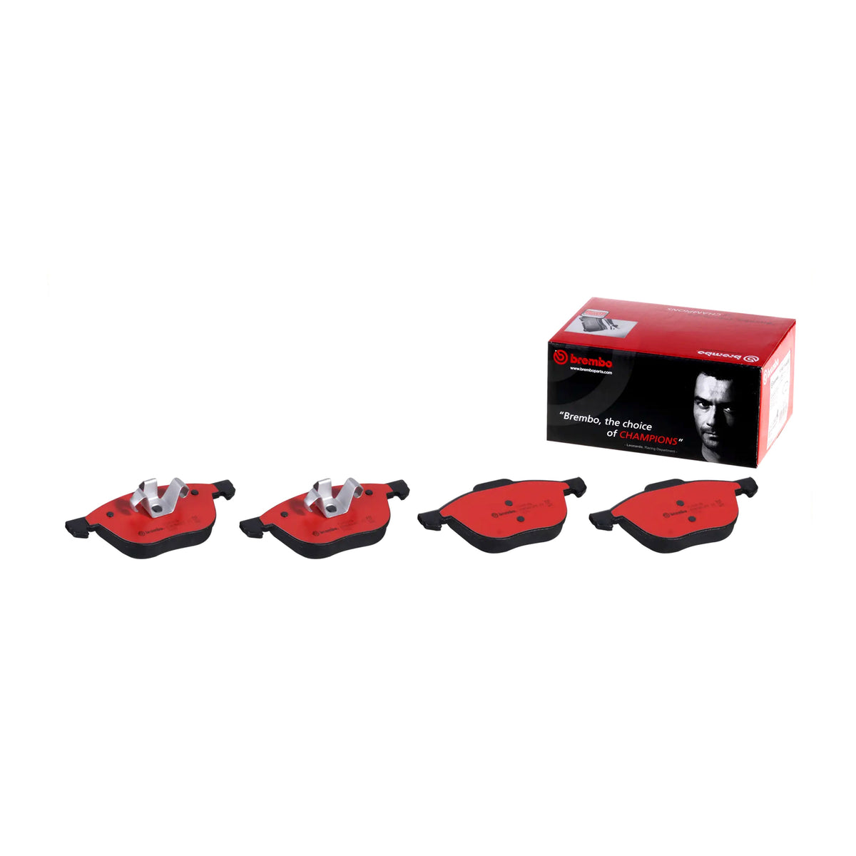 Brembo Front Ceramic Brake Pad P24061N for Ford Ecosport 2014-2021, Focus 2005-2019, Mazda 3 2004-2013
