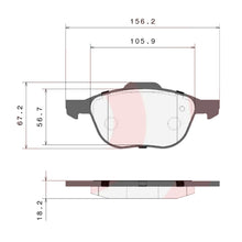 Load image into Gallery viewer, Brembo Front Ceramic Brake Pad P24061N for Ford Ecosport 2014-2021, Focus 2005-2019, Mazda 3 2004-2013
