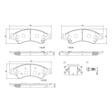 Load image into Gallery viewer, Brembo Front Ceramic Brake Pad P24153N for Ford Ranger T6 Wildtrak, Mazda BT-50
