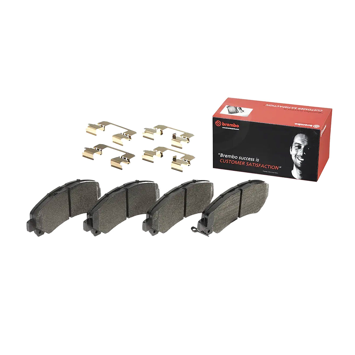 Brembo Front Ceramic Brake Pad P34007N for Chevrolet Colorado, Trailblazer, Isuzu Alterra, D-Max, Mu-X