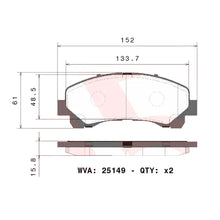 Load image into Gallery viewer, Brembo Front Ceramic Brake Pad P34007N for Chevrolet Colorado, Trailblazer, Isuzu Alterra, D-Max, Mu-X
